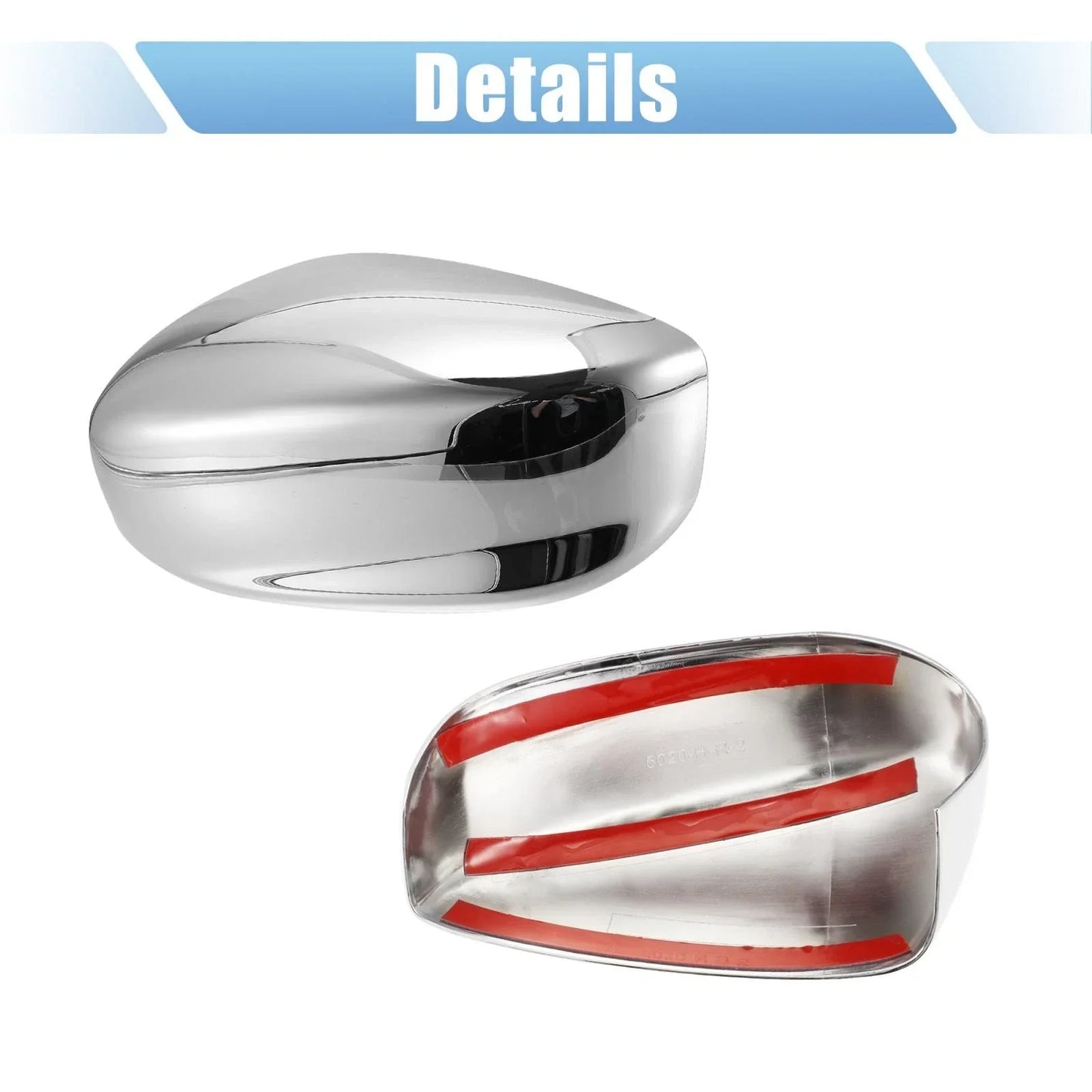 Chrome Plated Power Top Half Mirror Cover Cap for Honda Accord (2008-2012)