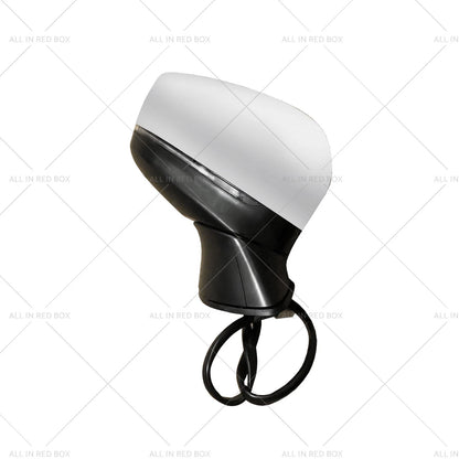 Silver Door Mirror for Mazda CX-5 (2017 - Present) - Blind Spot, 9 Wires