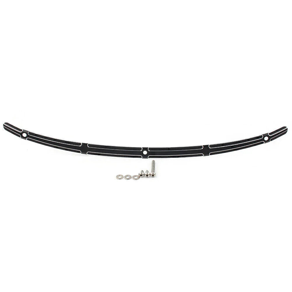Black Cut Fairing Windshield Trim for Harley Electra Glide Classic/Limited