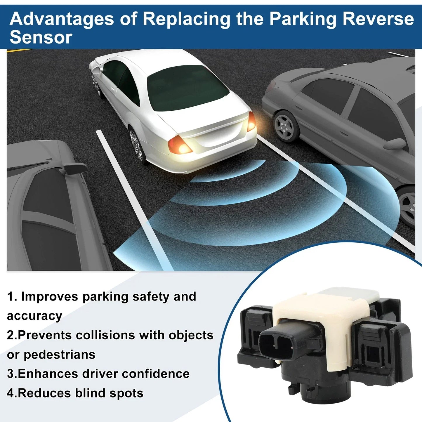 Reverse Backup Parking Sensor for Lexus GS200t (2016)