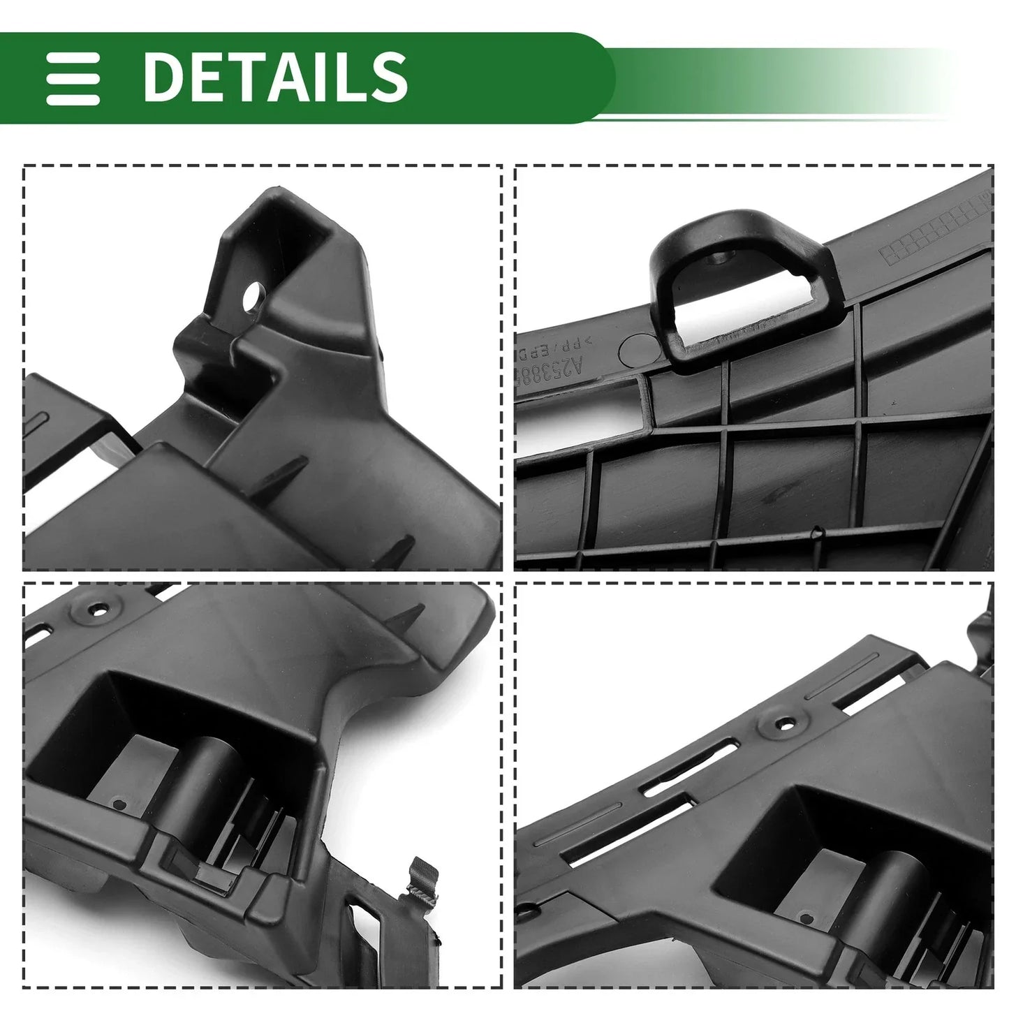 Left Front Bumper Retainer Bracket for Mercedes Benz GLC300 (2016-2023)