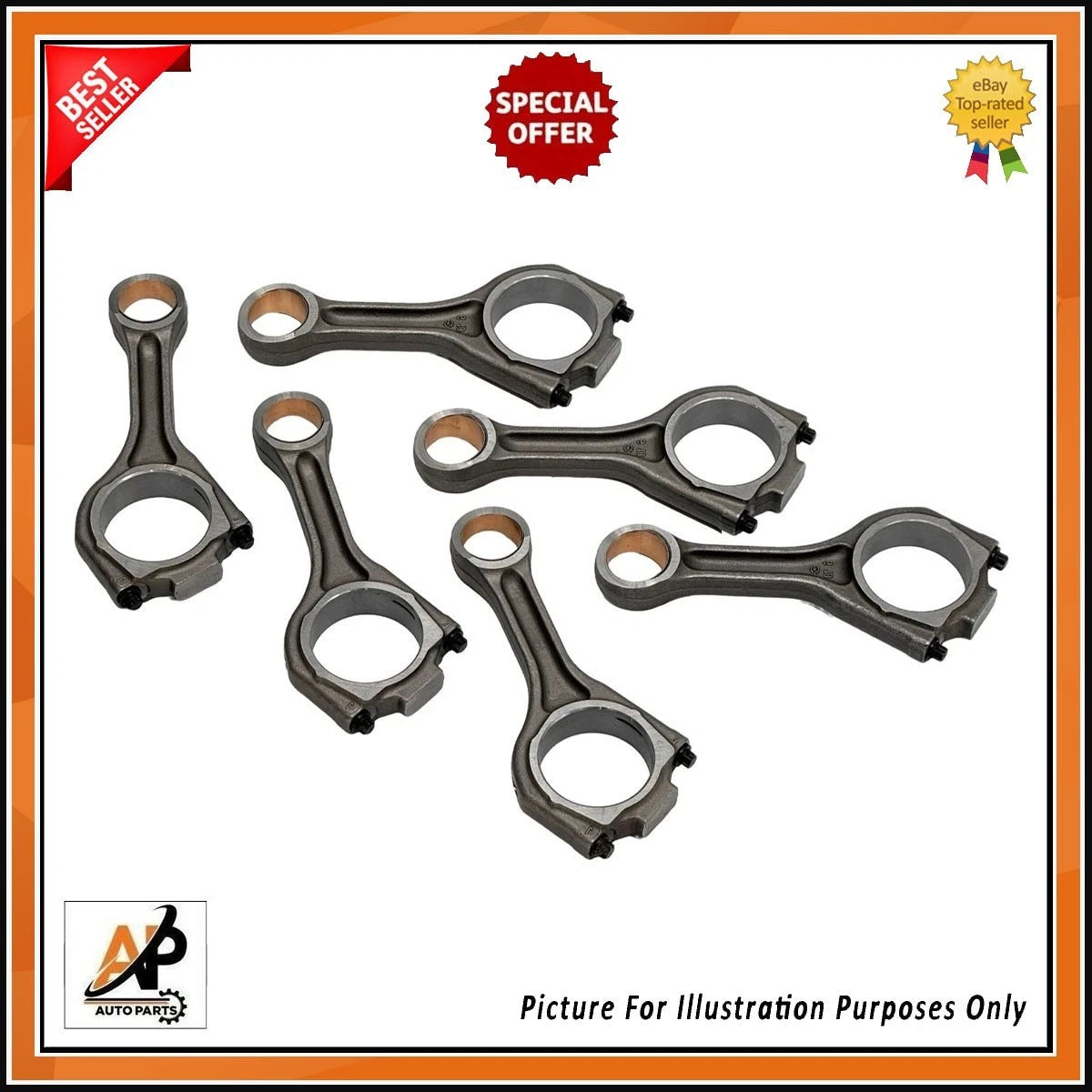 Connecting Rod Set Heavy Duty for Land Rover Discovery V 3.0 D (2017–2019)