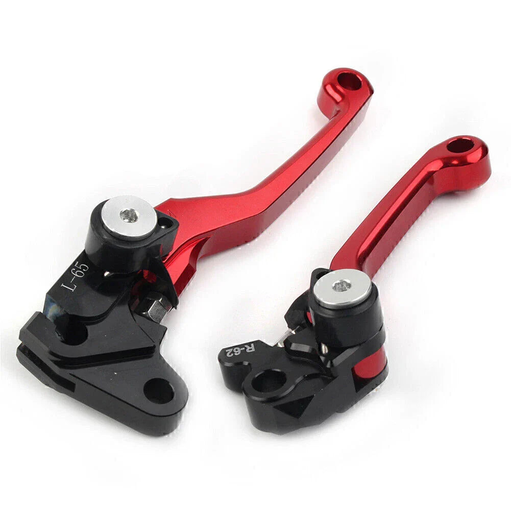 RED Pivot Brake Clutch Levers for YAMAHA WR 250F WR 450F (2001-2016)