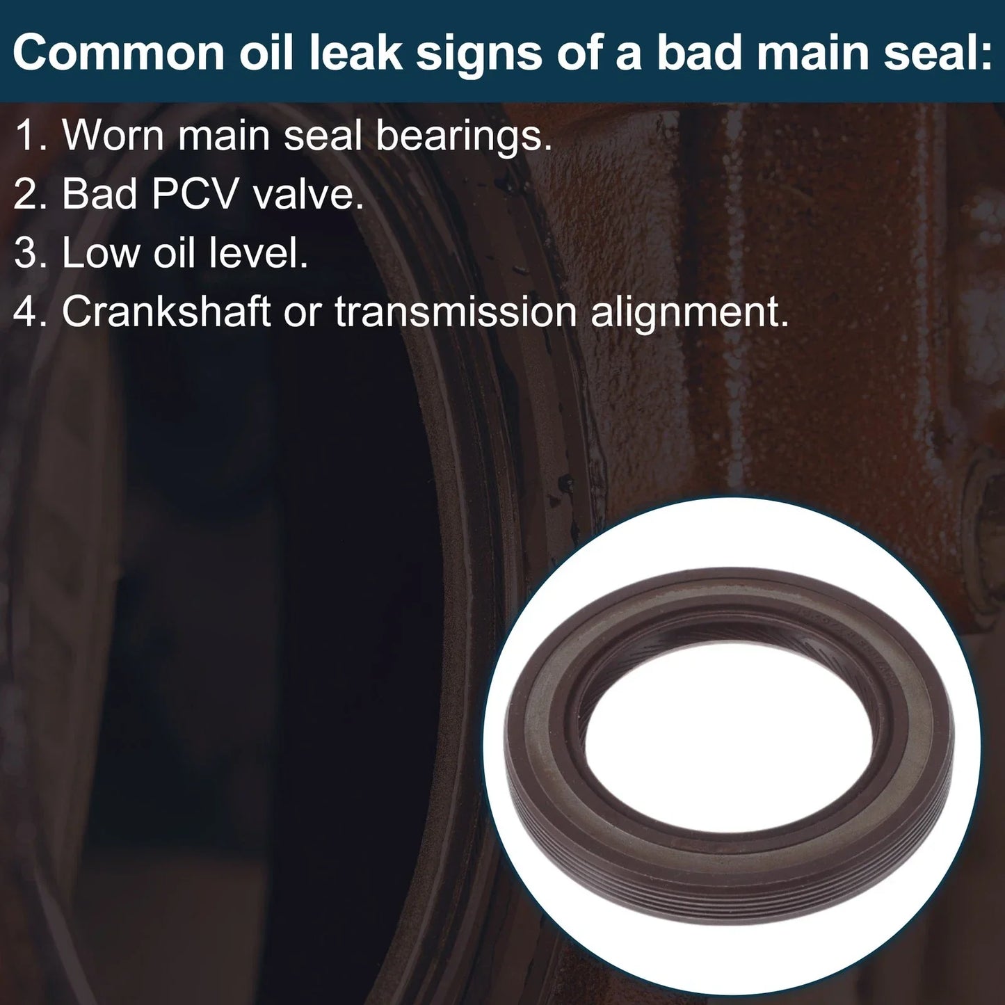 Crankshaft Oil Seal for Mercedes-Benz CLC-Class (2008-2011)