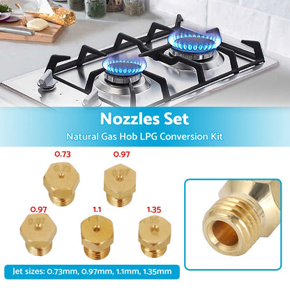 5 x Jets Nozzles Injectors for Gas Hob LPG Conversion