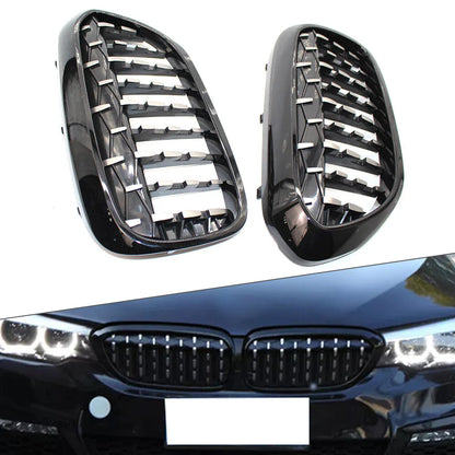 Front Bumper Kidney Grille for BMW 5 Series G30 G38 G31 (2017-2019)