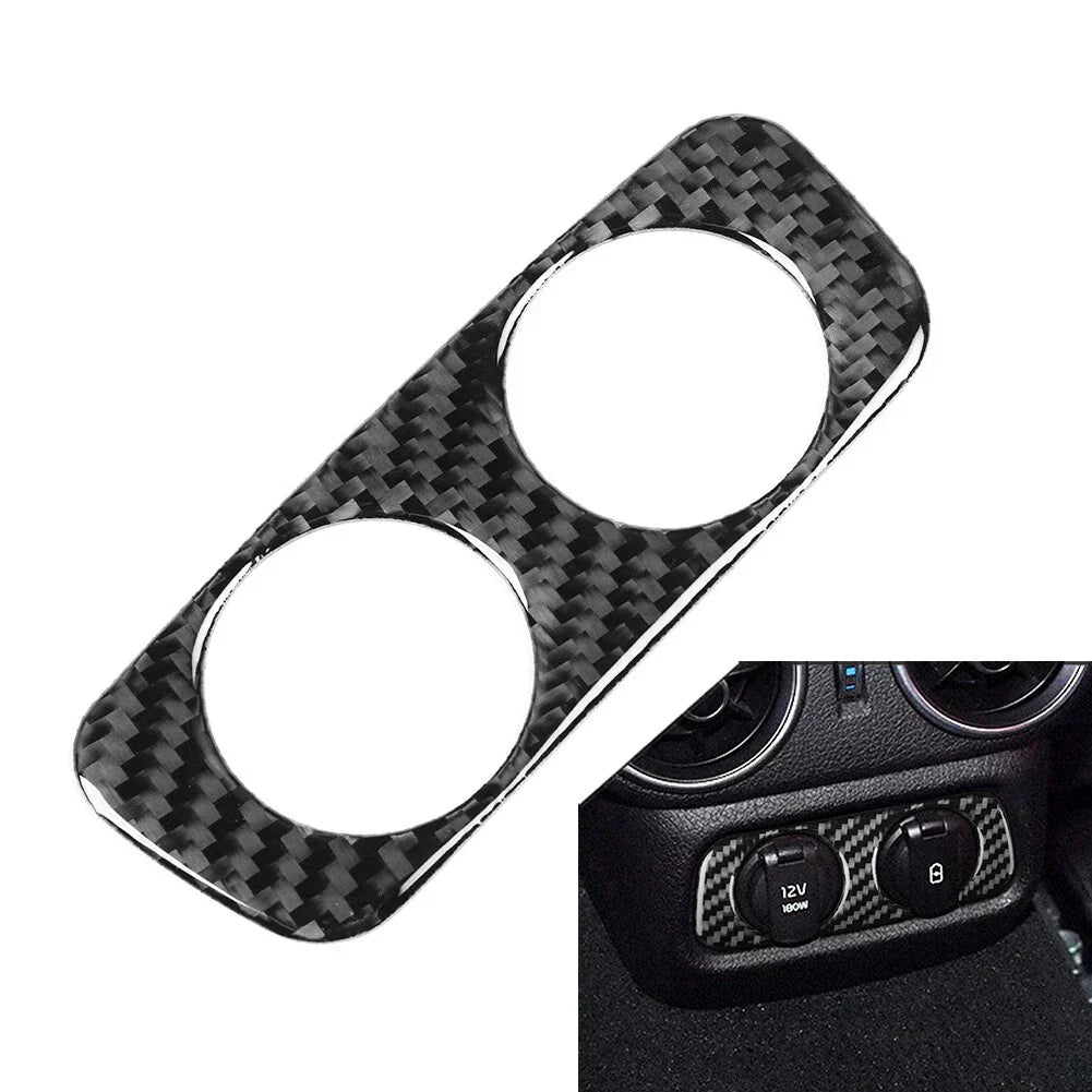 Rear Air Vent USB Cover Trim for Kia Stinger (2018-2023) Black