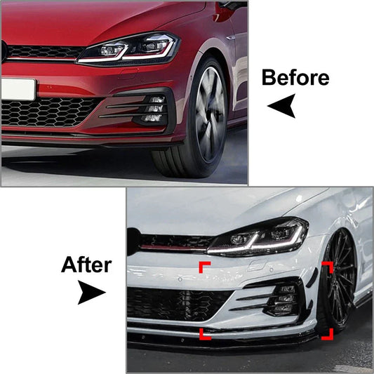 Carbon Fiber Front Bumper Side Air Vent Trim for VW Golf 7.5 (2017-2019)