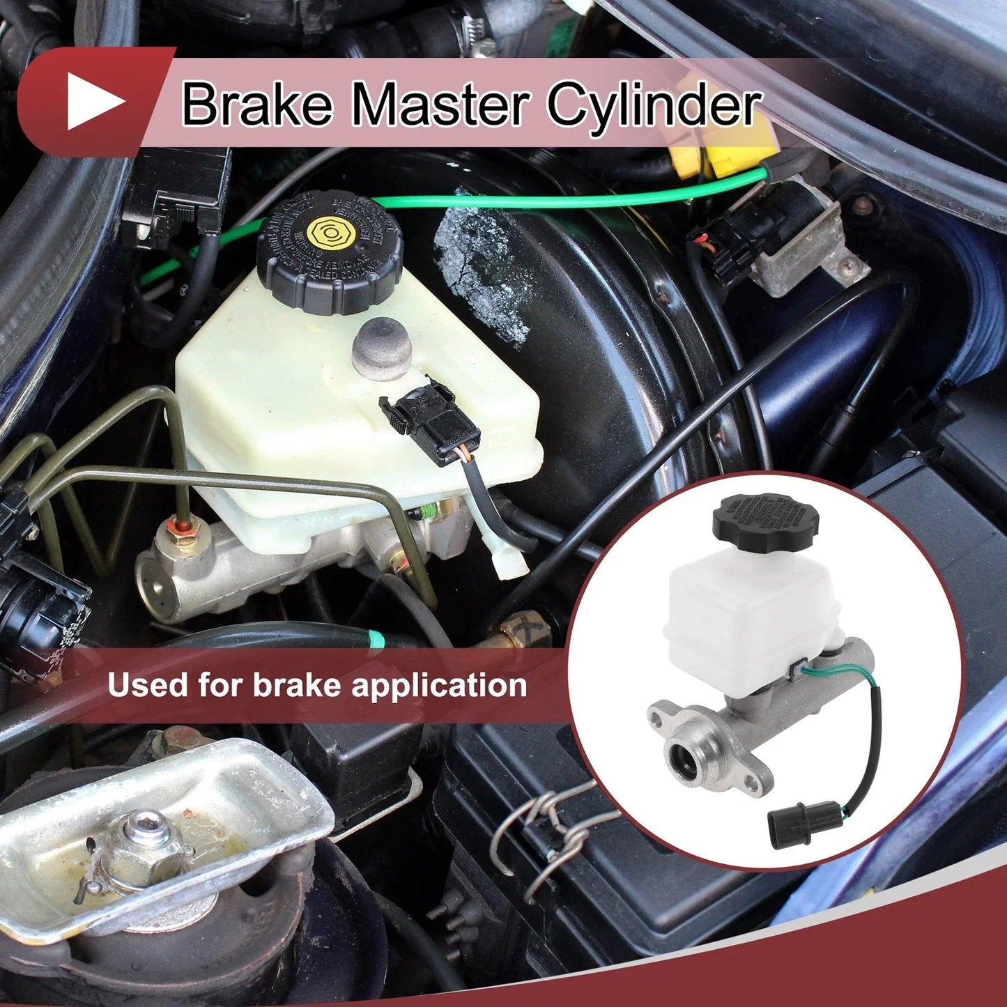 Brake Master Cylinder with Reservoir for Hyundai Accent (1995-1996)