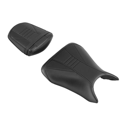 Black Rider & Passenger Seat for Yamaha YZF R6 (2003-2005) YZF R6S (2006-2009)
