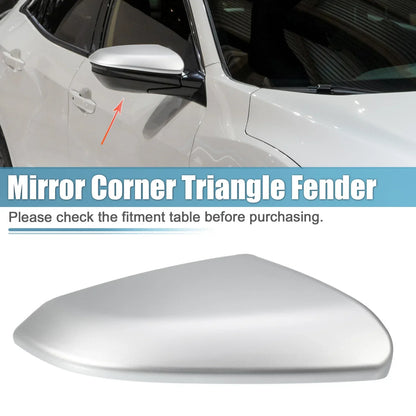 Mirror Corner Triangle Cover Right Side for Honda Civic (2016-2019) Silver Tone