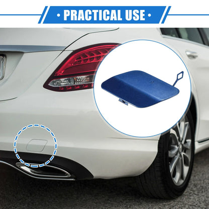 Rear Bumper Tow Hook Eye Hole Cover for Mercedes-Benz C300 Sedan (2016-2018)
