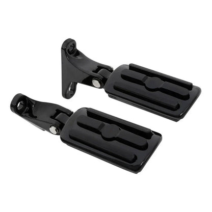 Black Rear Passenger Footpegs for Harley Street Glide (1993-2025)