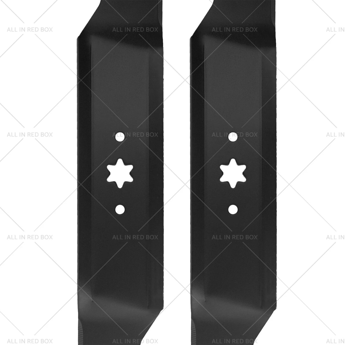 4 x Blades for 38" MTD Ride-On Mowers 6 Point Centre Hole