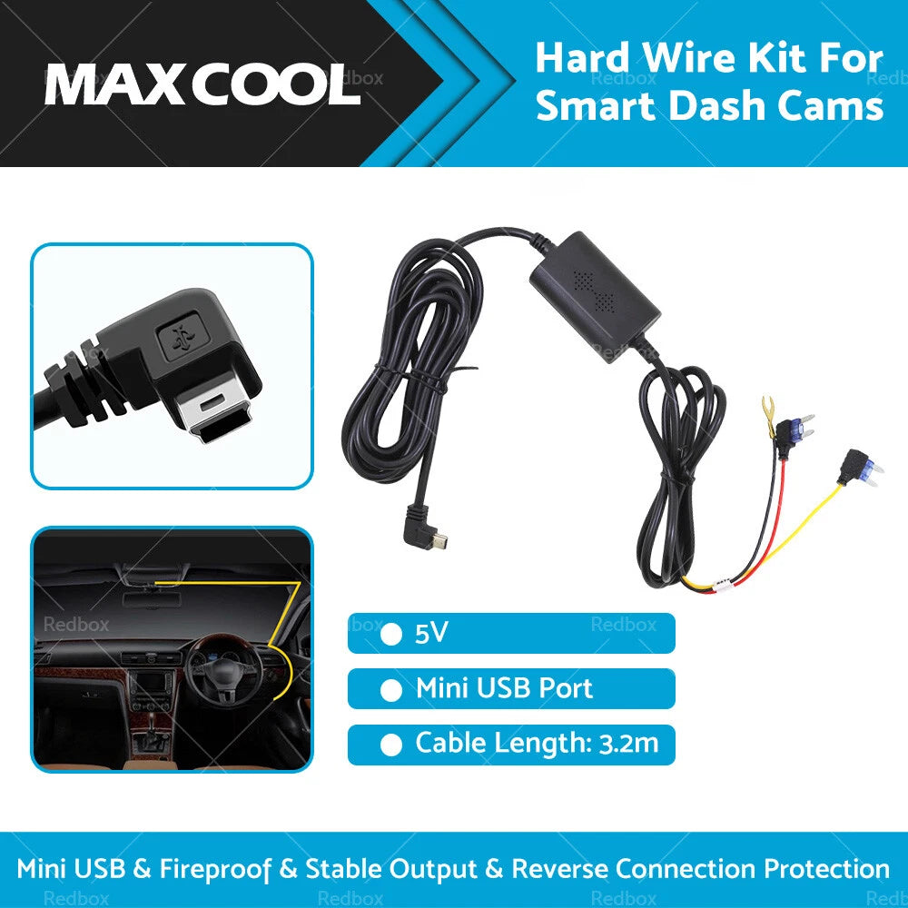 3.2m Hard Wire Kit for Uniden IGO CAM 85R (2018-2023)