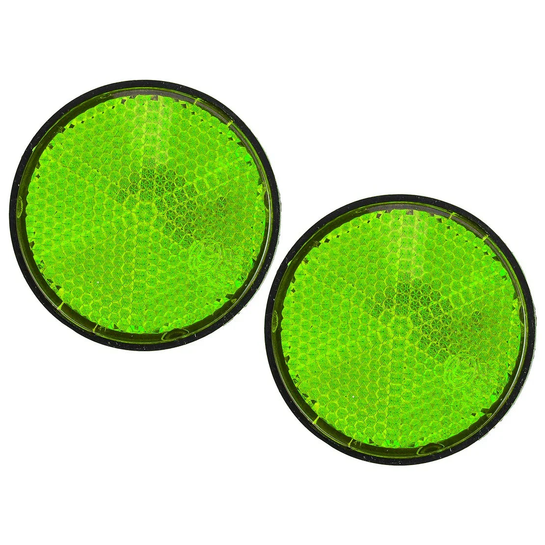 2 x Round Motorcycle Front Fork Reflectors for Honda Kawasaki