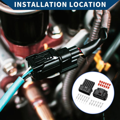12 Pin Front Headlight Connector Plug for Honda