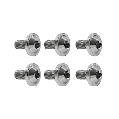 6pcs M6x30mm Titanium Alloy Torx Head Bolts for Bike Motorcycle