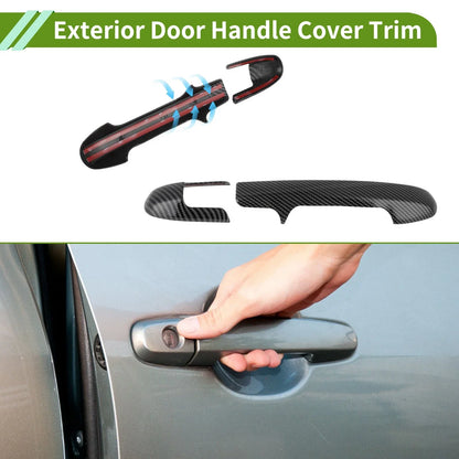 Exterior Handle Cover Trim for Honda Accord 7th Gen (2003-2007) Carbon Fiber