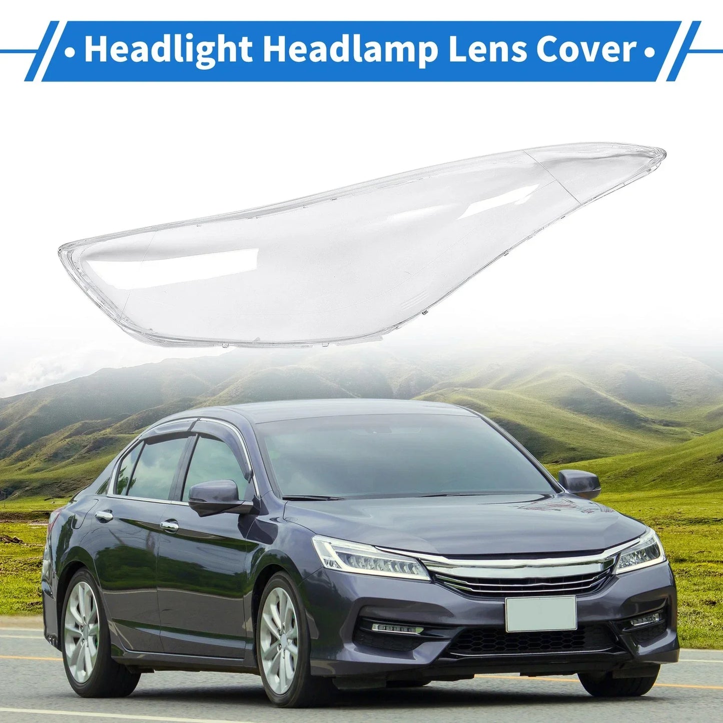 Car Front Left Headlight Lens Cover for Hyundai Elantra (2011-2016)