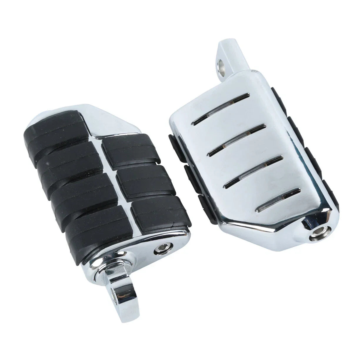 Chrome 1.25" Engine Guard Highway Foot Pegs & Clamps for Harley