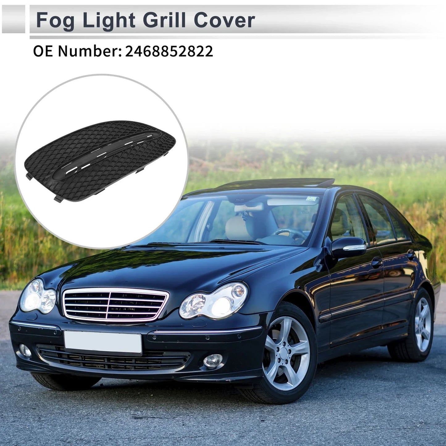 Front Right Fog Light Grill for Mercedes Benz W242 (2013-2018)