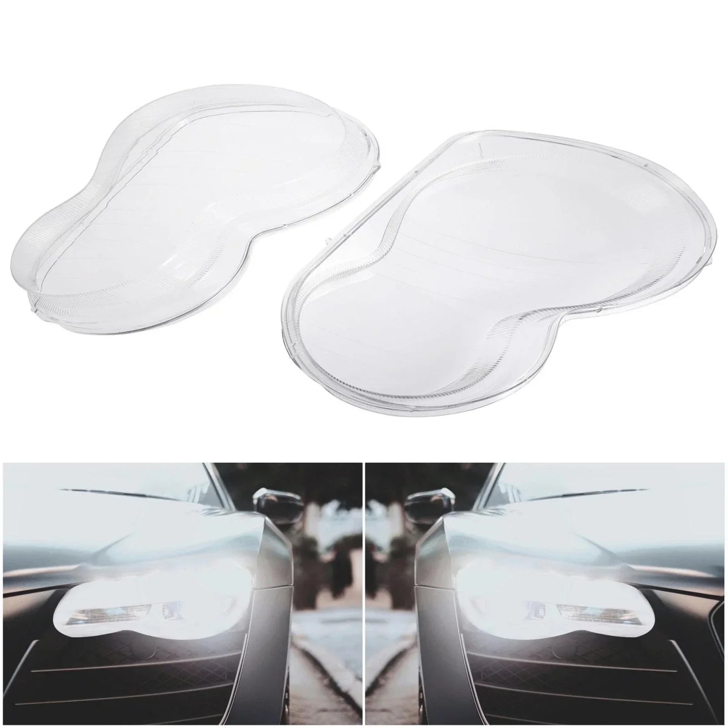 Front Headlight Lens Cover for Mercedes-Benz C230 (2006-2007)