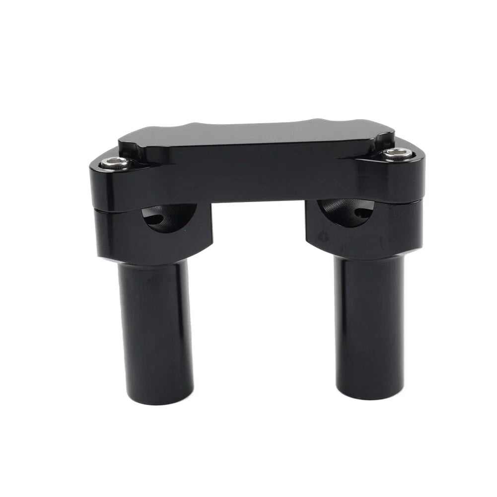 3.5" Handlebar Riser & Top Clamp Black for Harley Dyna, Tour, Road Glide (2006-2023)