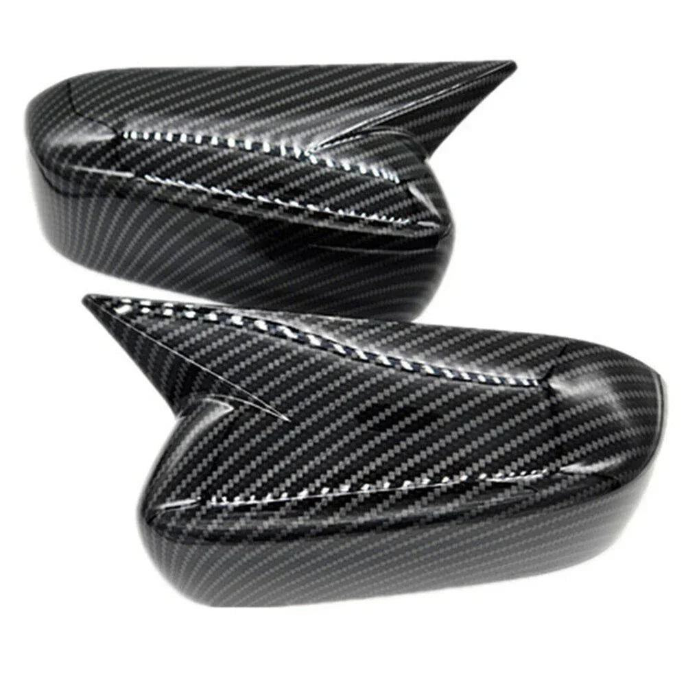 Carbon Fiber Black Side Mirror Covers for Honda Accord (2003-2007)