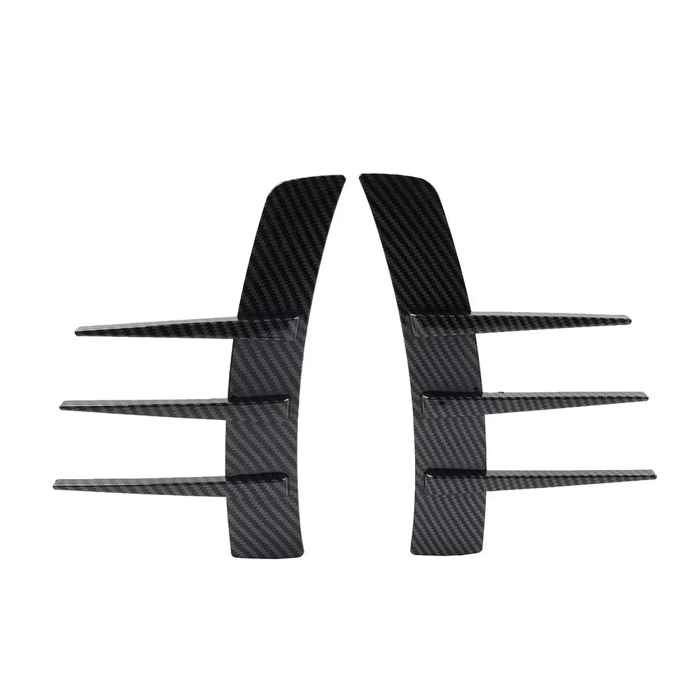 Carbon Black Front Rear Side Fender Vents for Universal Cars