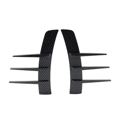 Carbon Black Front Rear Side Fender Vents for Universal Cars
