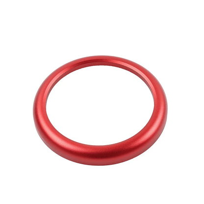 Red Stopwatch Compass Clock Cover Ring for Porsche 911 718 Boxster Cayenne Macan (2017-2023)
