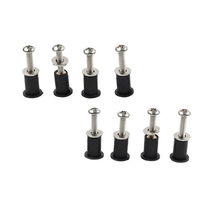 8PCS Headlight Bucket Nacelle Well Nut Kit for Harley