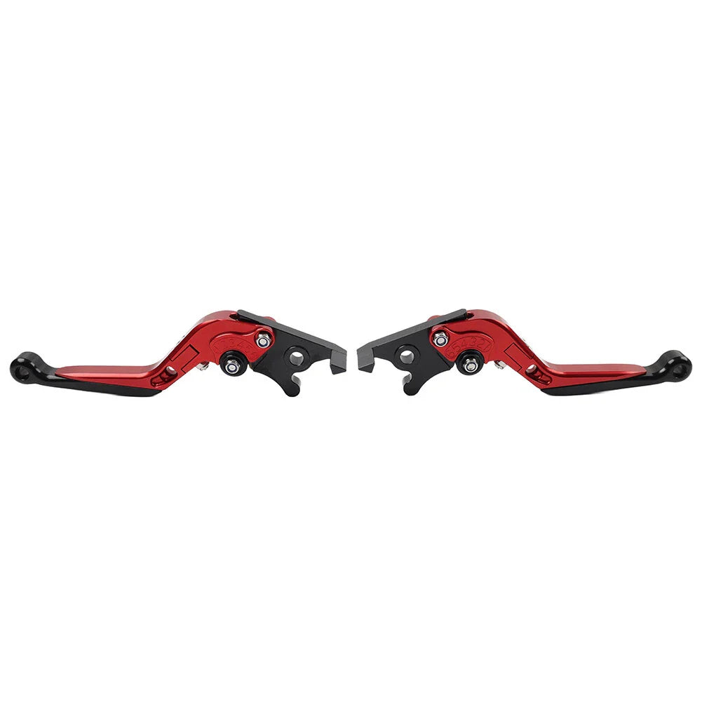 Red Extendable Brake Clutch Levers for BMW F800GS/Adventure, F800R (2008-2018)