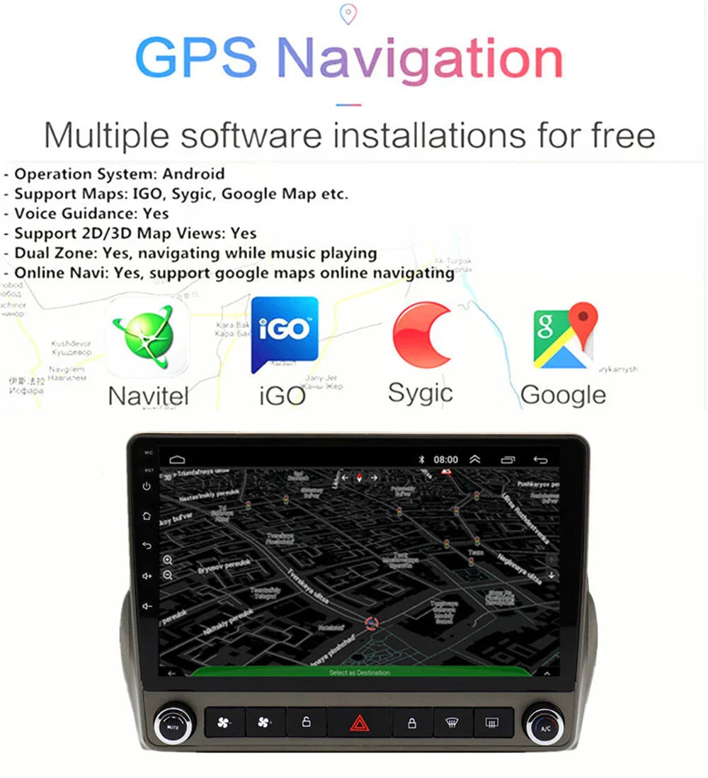 9'' Build-In Wireless Carplay Android GPS for Holden Camaro (2008-2015)