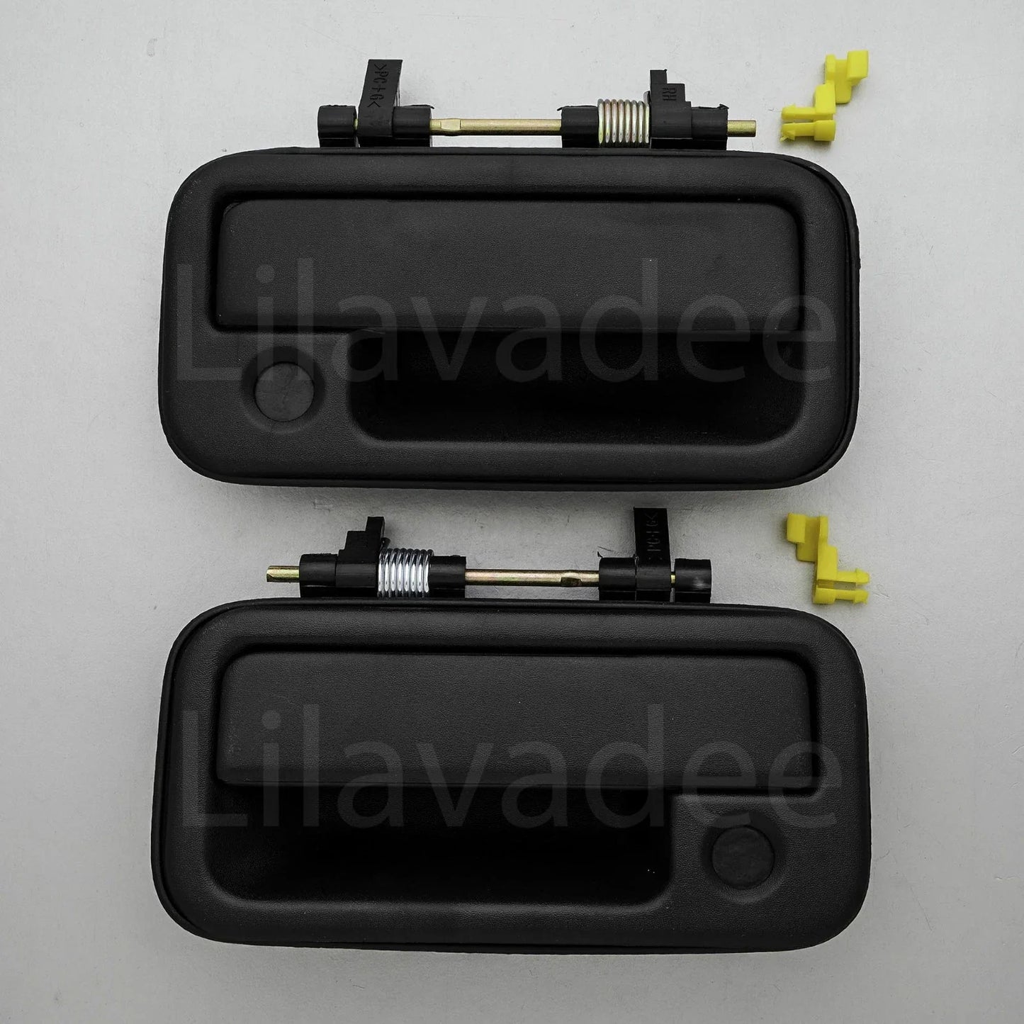Black Rear Outer Door Handles for Isuzu TF TFR Holden Rodeo Vauxhall Brava (1997-2004)