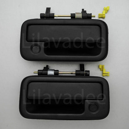 Black Rear Outer Door Handles for Isuzu TF TFR Holden Rodeo Vauxhall Brava (1997-2004)