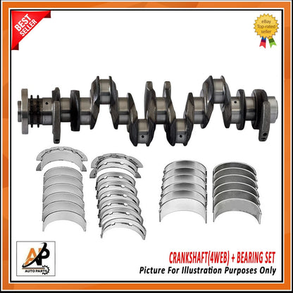 Crankshaft with Main and Conrod Bearings Replacement for BMW N57 (2009–2015)