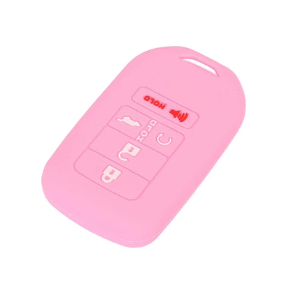 5 x Button Key Fob Cover Case Pink for Honda Accord Civic CR-V (2016-2023)