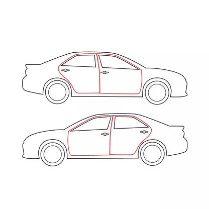 Door Weatherstrip for Mercedes-Benz W124 E-Class 200E E220 E320 400E E500 1984-1997