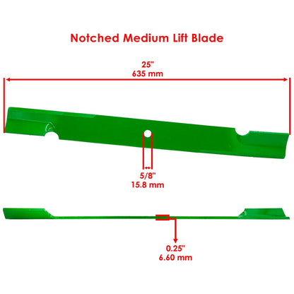 Deck Blade with Bolt Replacement for Husqvarna PZ72 PZ7234FX (2002–2015)