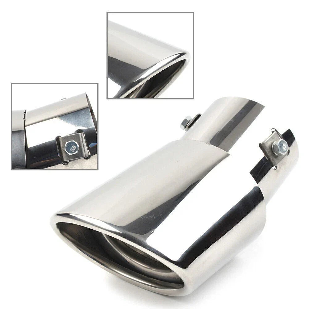 Stainless Steel Chrome Exhaust Pipe Tip for Car - Rear Muffler Accessories