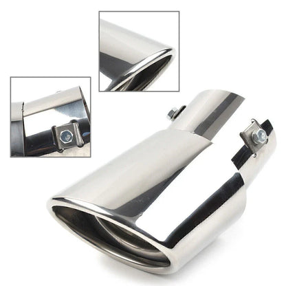 Stainless Steel Chrome Exhaust Pipe Tip for Car - Rear Muffler Accessories