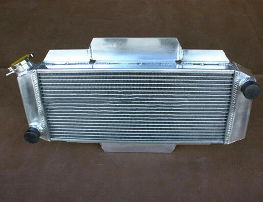 3 Row Aluminum Radiator + Fans for Ford Fiesta MK1 1.3/1.6 XR2 (1976-1983)
