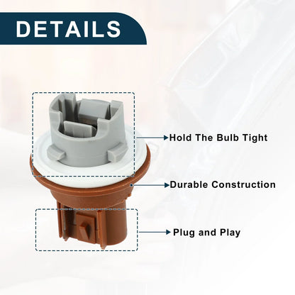 Turn Signal Light Socket for Dodge Grand Caravan 2011-2020, 3 Pins