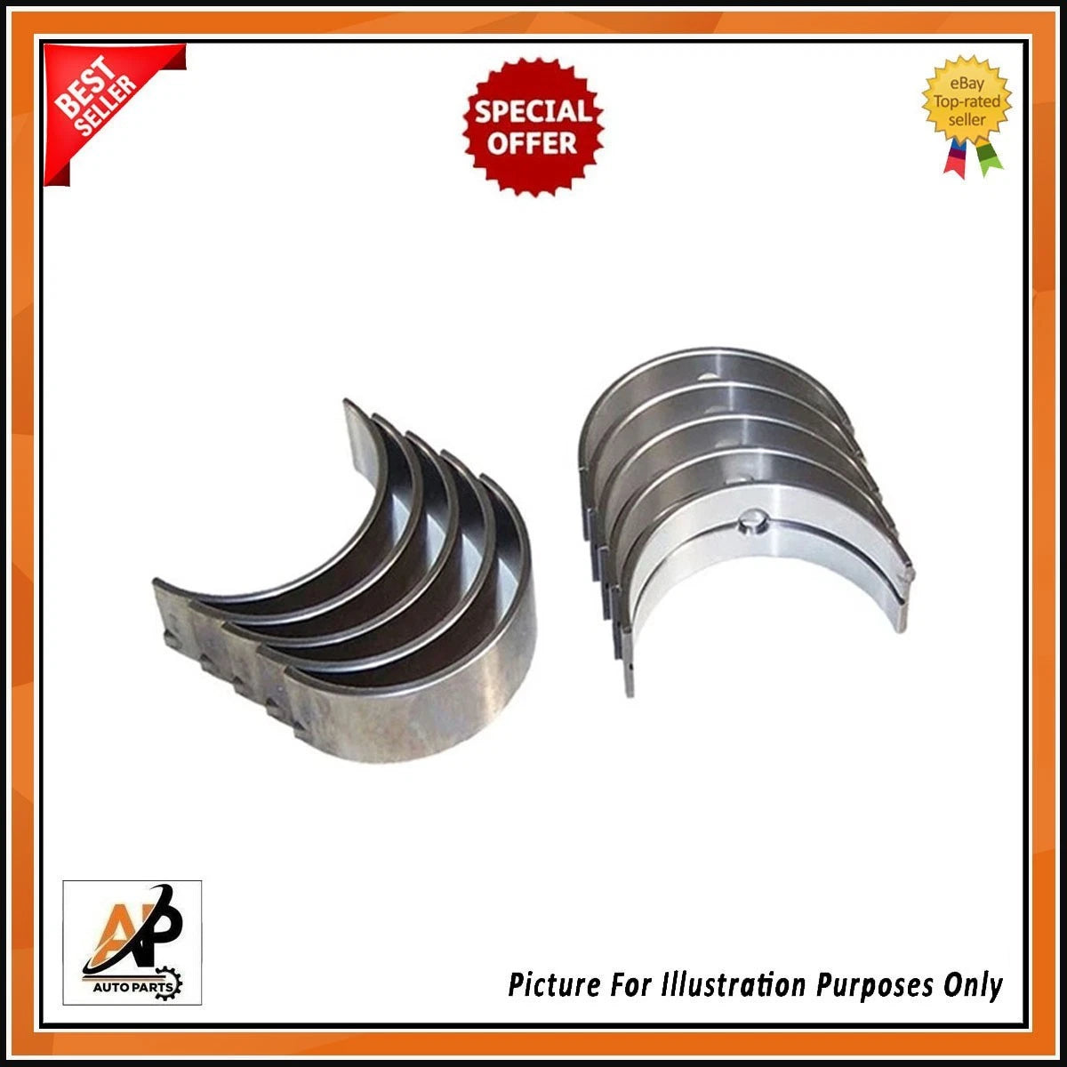 Crankshaft Bearing Kit OEM Replacement for Mercedes Benz OM651 1.8 2.2 CDI (2010–2020)