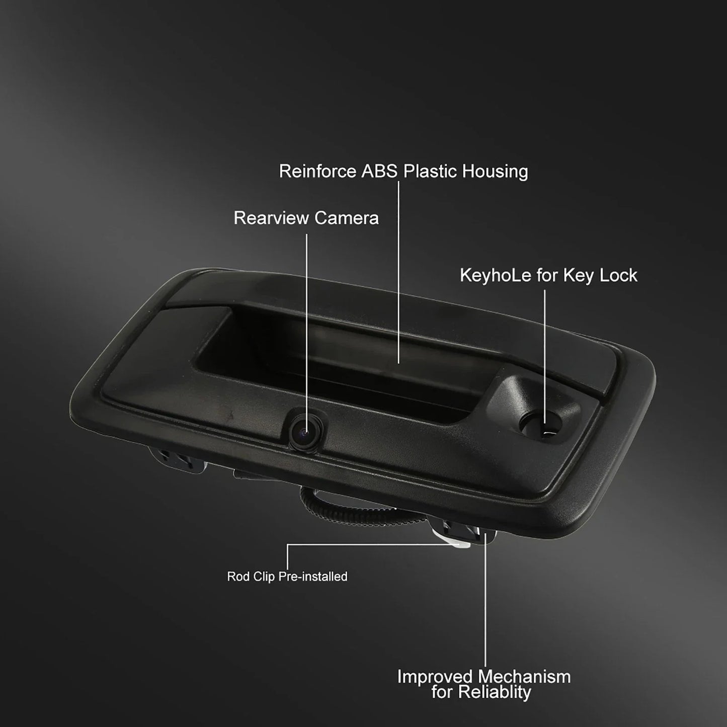 Car Rear Tailgate Handle with Backup Camera for Chevrolet