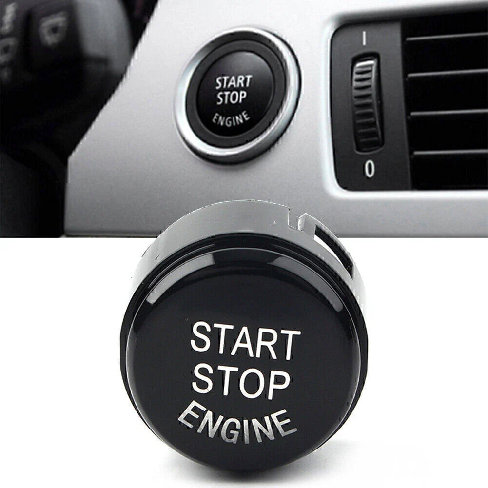 Black Engine Start Stop Switch Button Cover for BMW F10 F15 F16 F22 (2011-2019)