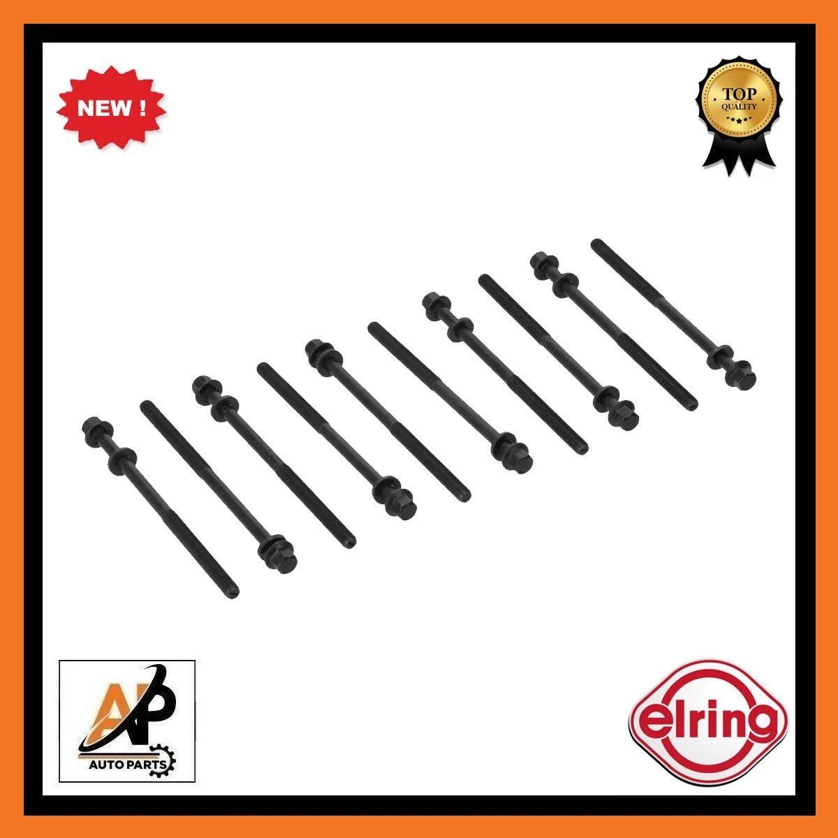 Cylinder Head Bolt Set Replacement for Honda L15A1 Engine (2010–2017)