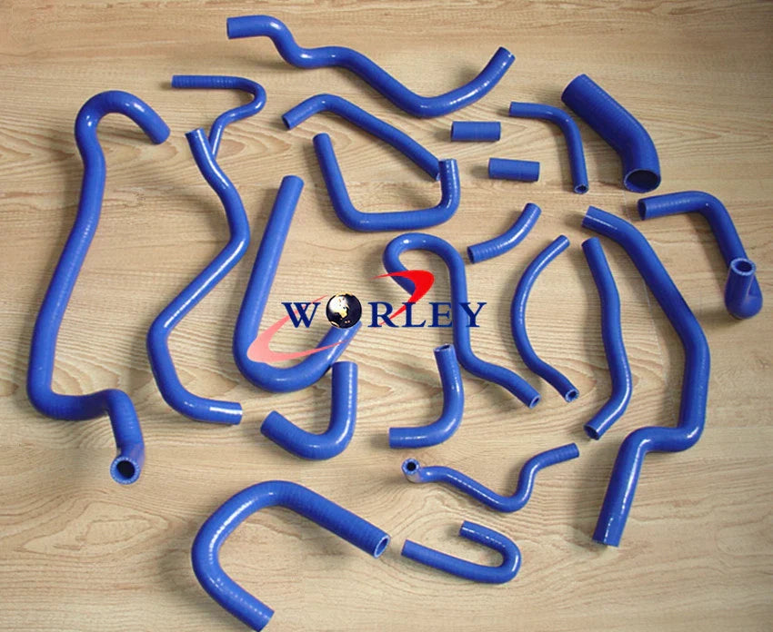 22PCS Silicone Radiator Hoses for Nissan Silvia/180SX/200SX S13 (89-94)